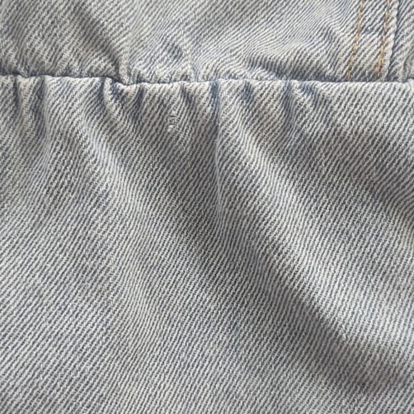 Giani Bernini Light Blue Denim Bustier Tie Strap Fit And Flare Dress Size XL - Picture 6 of 10